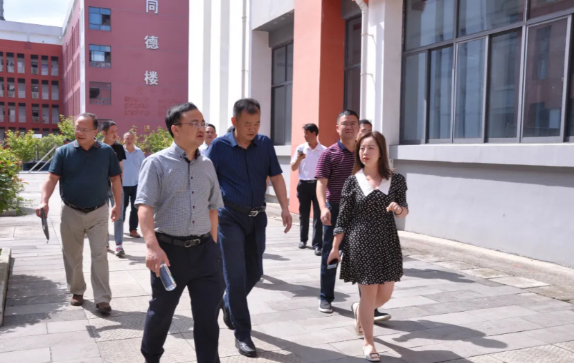 李涌、邱國援帶隊檢查技能大賽承辦項目準備情況