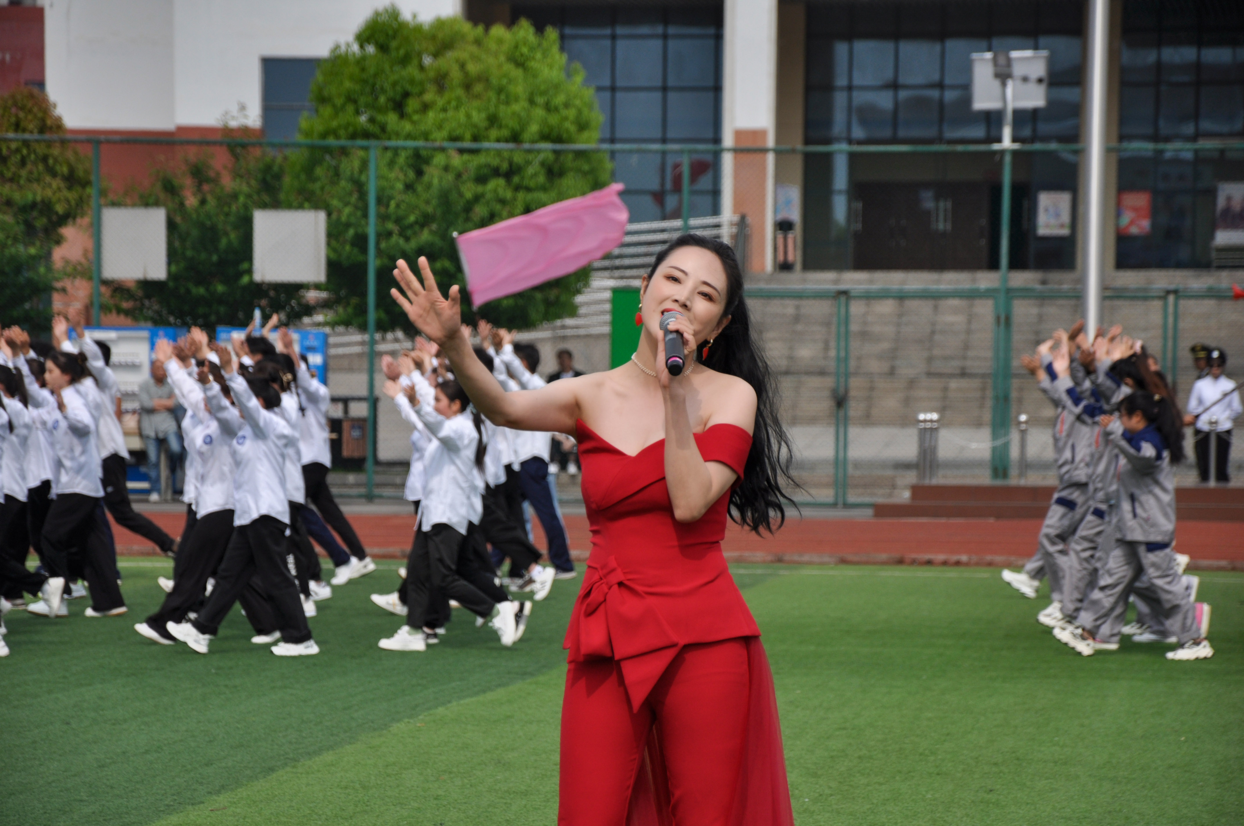 第二屆校園文化藝術節(jié)、第三屆田徑運動會開幕式