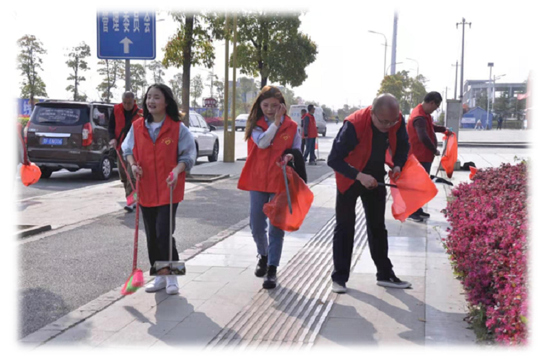 畢節(jié)工業(yè)職業(yè)技術(shù)學(xué)院黨群黨支部  開展“學(xué)黨史、辦實(shí)事，踐行雷鋒精神、為綠色環(huán)保獻(xiàn)力”主題黨日活動(dòng)